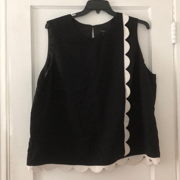 Victoria Beckham for Target Tops - Victoria Beckham for Target 3x scallop blouse